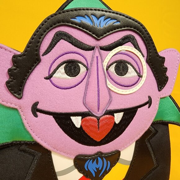 Loungefly Sesame Street Count Von Count Cosplay Mini Backpack NEW - Picture 3 of 15